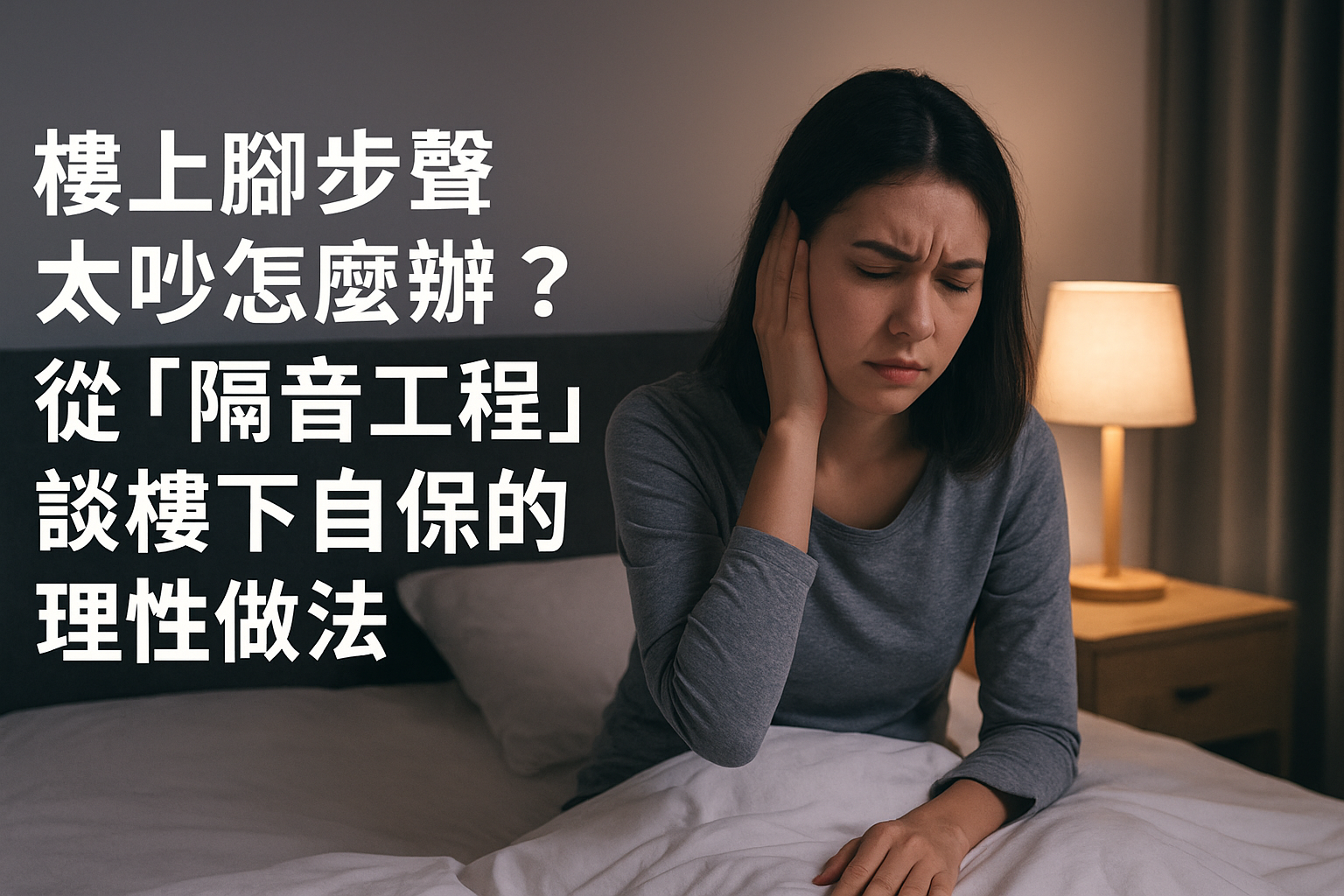 Read more about the article 樓上腳步聲太吵怎麼辦？從「隔音工程」談樓下自保的理性做法
