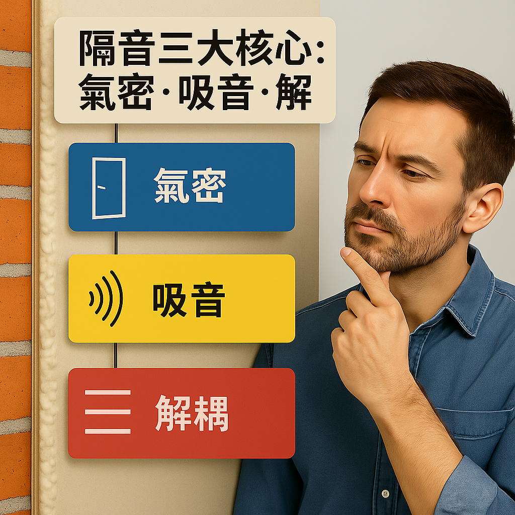Read more about the article 樓上腳步聲太吵怎麼辦 Part2｜隔音工程的三大核心原理