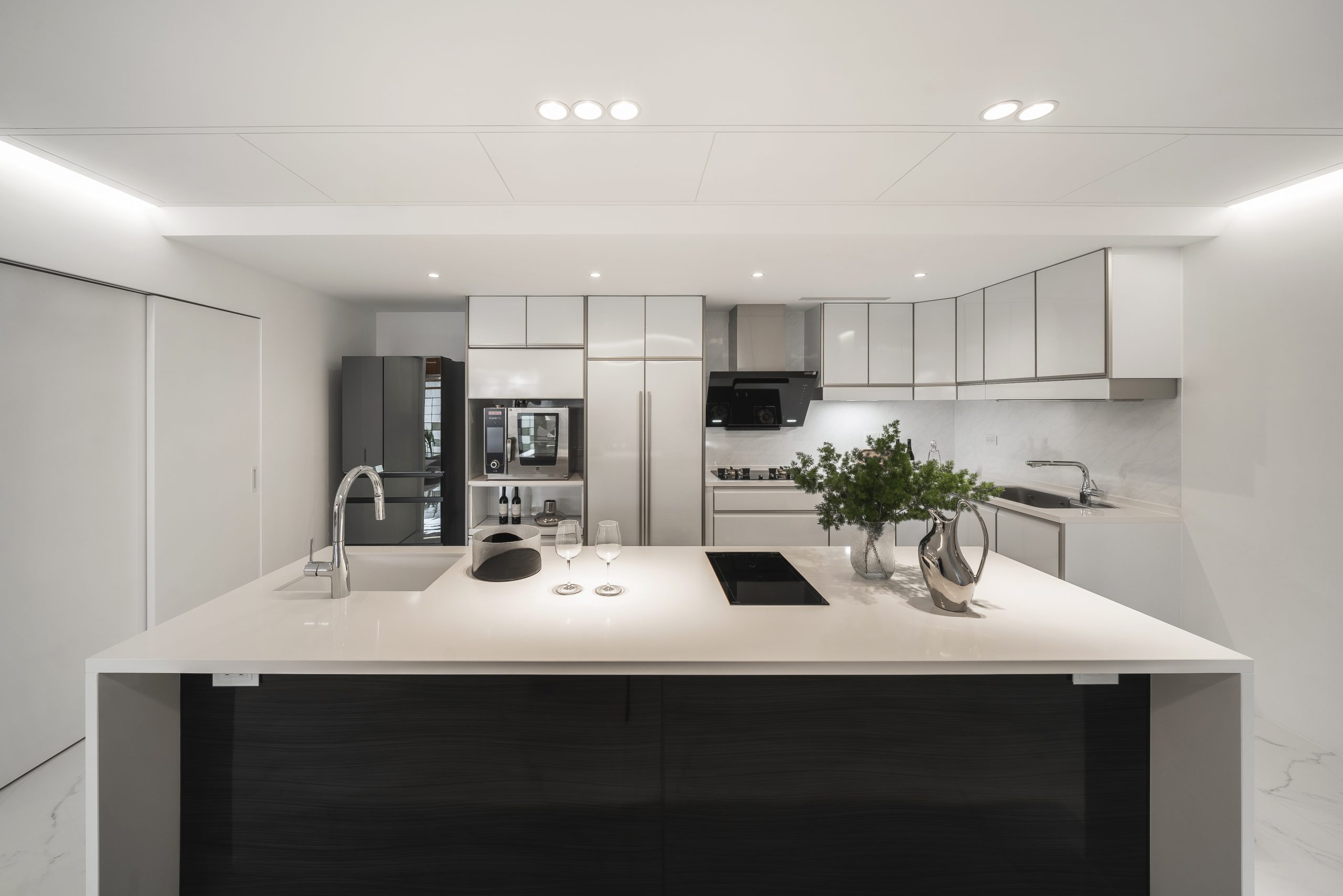 台中麗格住宅|廚房全景